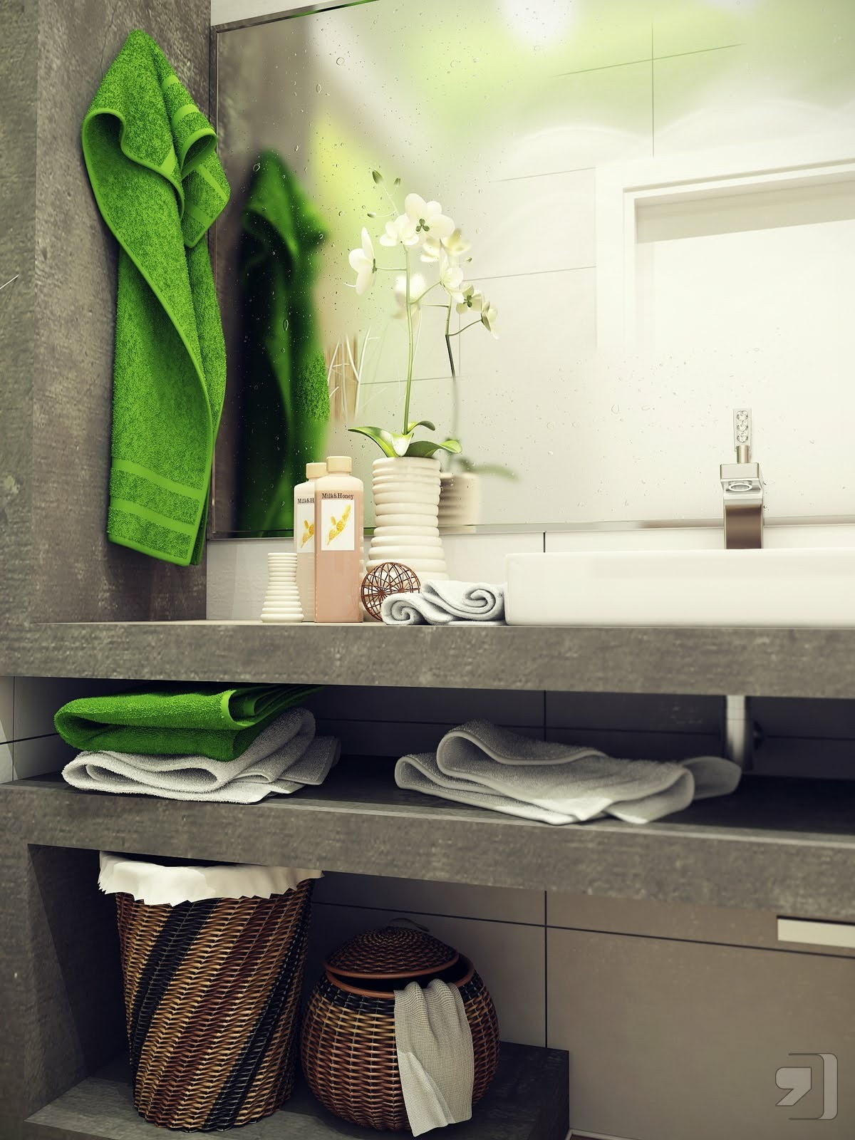 I've been wanting to update this tiny bath for a long time. Small Bathroom Design