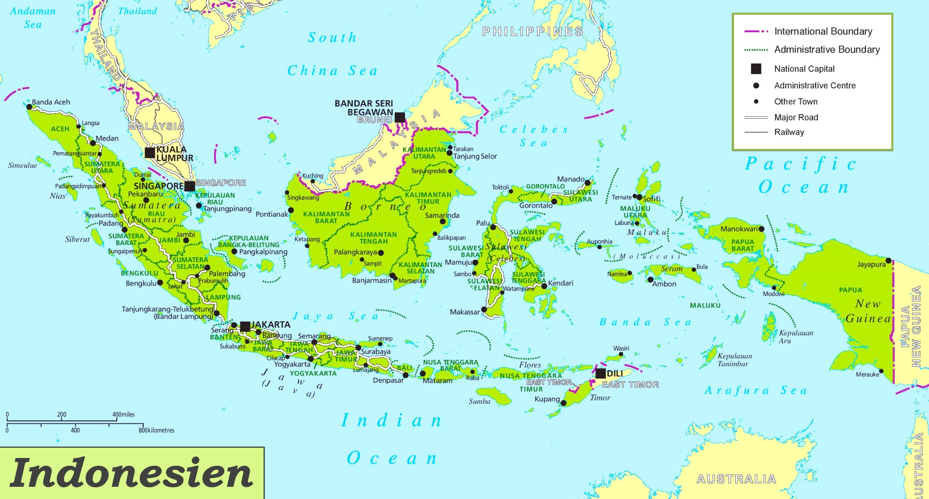  Indonesien  Karte  Karte 