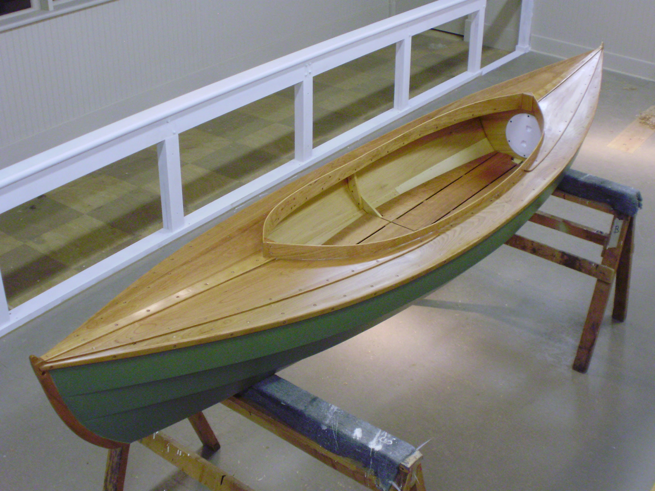 Holy boat: Archive Building fiddlehead canoe