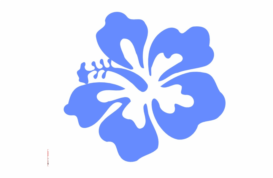 Download Light Blue Hibiscus Flower Svg Clip Arts 600 Clip Art Library