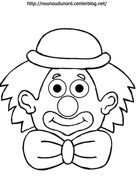 Les coloriages à imprimer sont classés par thème pour te permettre de mieux te retrouver. Coloriage Clown Dessine Par Nounoudunord