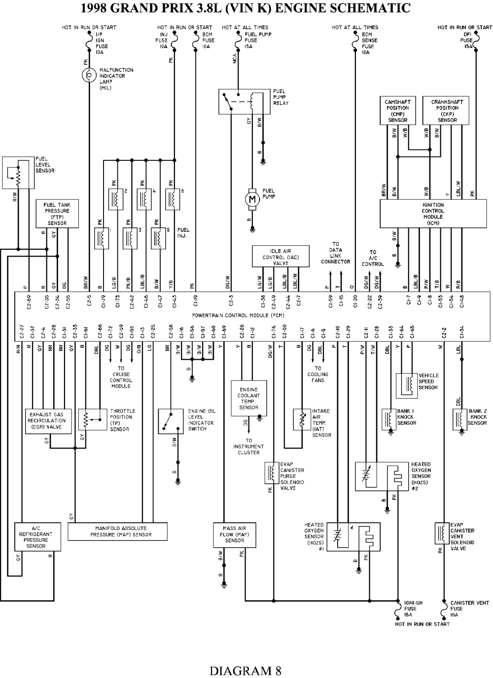 Light Wiring Diagram 2002 Pontiac Grand Prix - Wiring Diagram