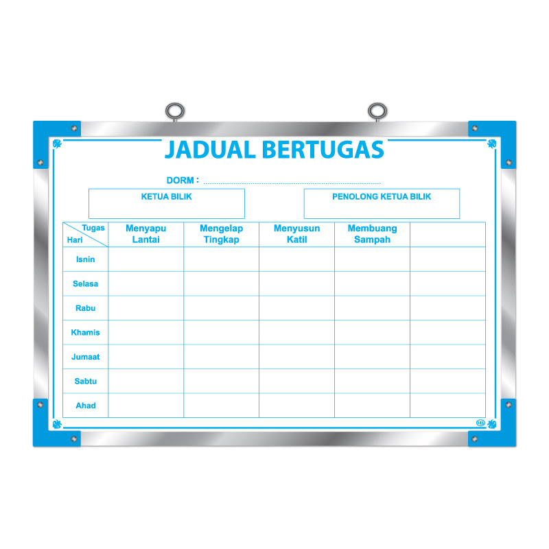 Contoh Jadual Kerja Kemahiran Hidup - Contoh Xias