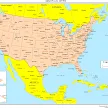 Map Of Canada And Us With Cities
