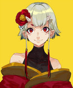 最高のイラスト画像 綺麗な鬼 かっこいい 和風 女の子 イラスト