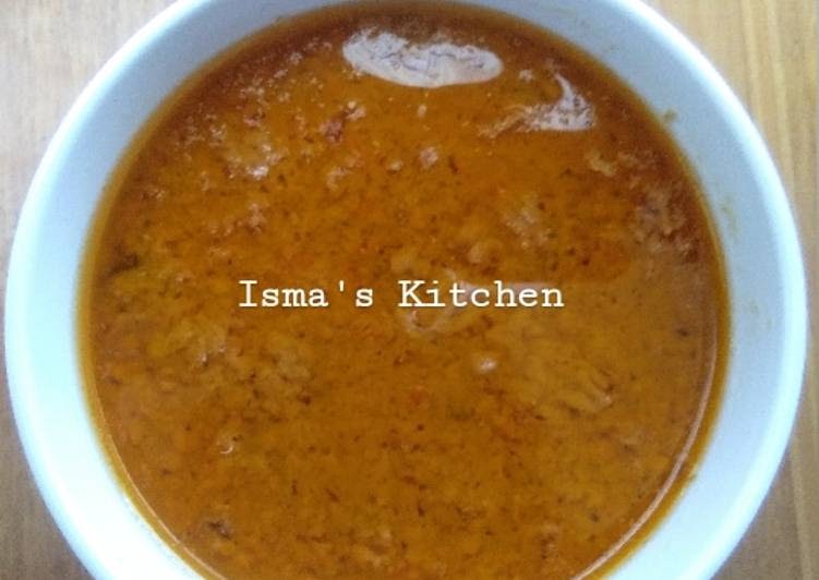 Cara memasak Sambal kacang siomay atau batagor #week9 ...