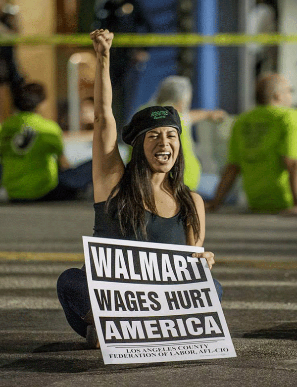 walmart protest