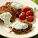 Zucchini-Potato Latkes With Tzatziki