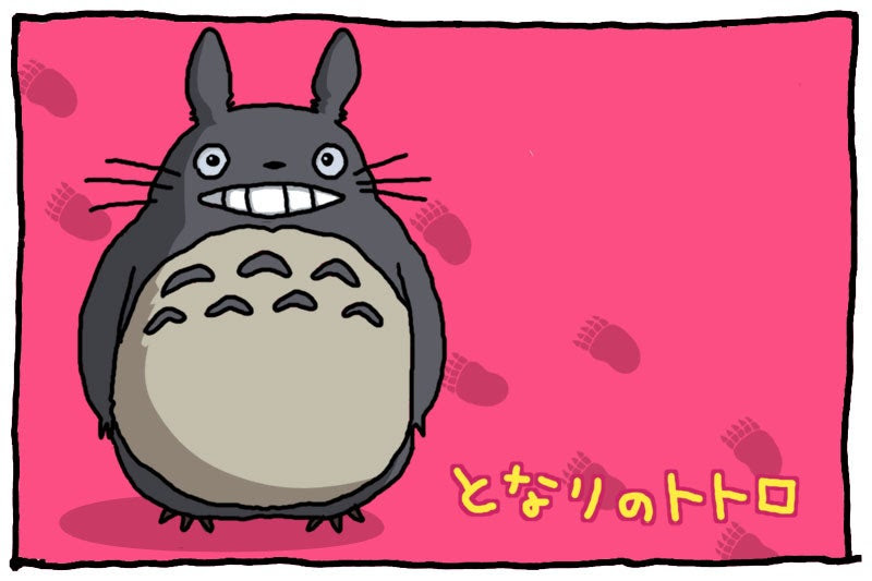 無料イラスト画像 最新簡単 となり の トトロ トトロ イラスト