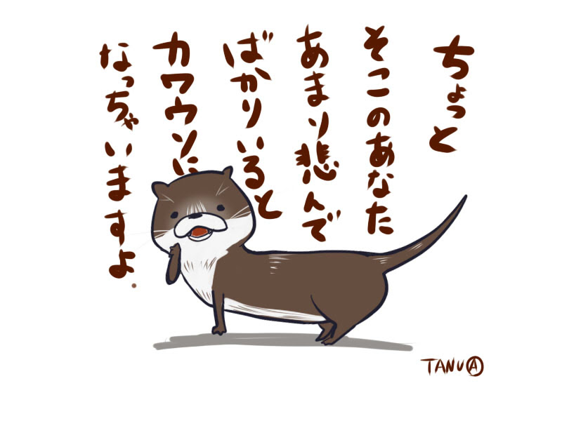 50 素晴らしいカワウソ イラスト かわいい 動物ゾーン
