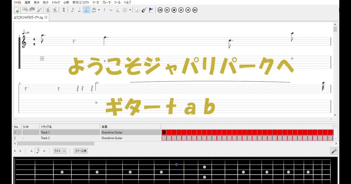 じゃパリパーク Tab ギター Maniro