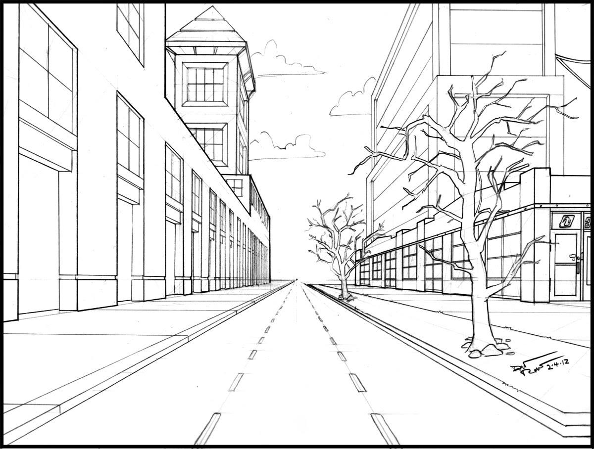 Fulling in the body parts. Cityscape Drawing At Getdrawings Free Download