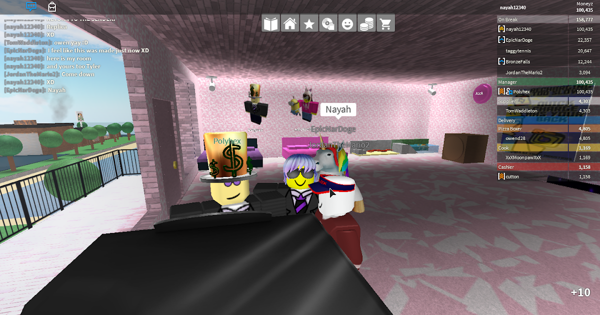 Roblox Work At A Pizza Place Best Job Bux Ggaaa - admin placerp roblox