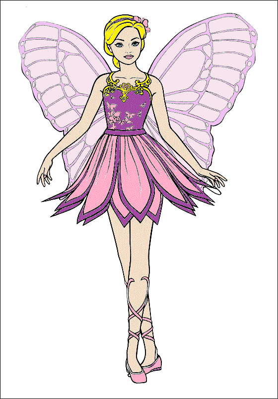 26 Gambar  Kartun  Barbie  Mariposa  Gambar  Kartun  Mu