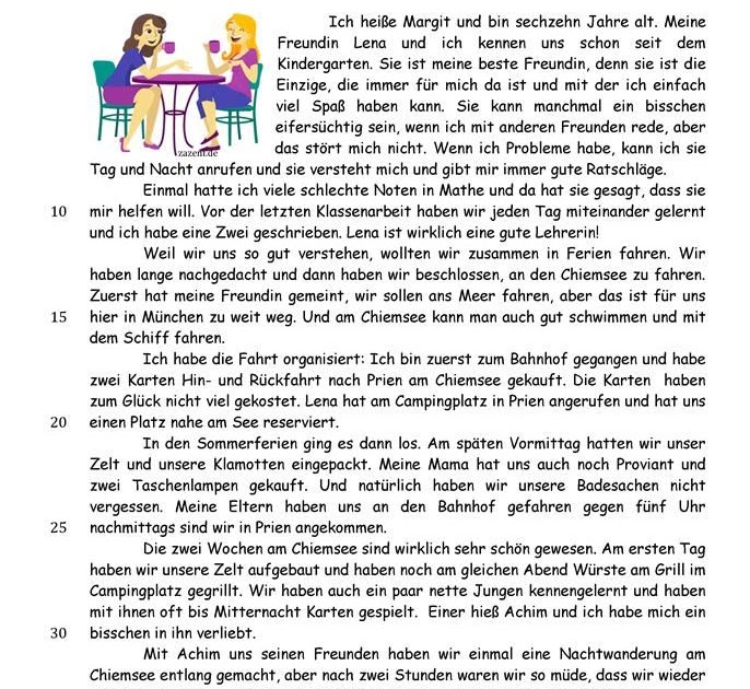 Lesetexte Zum Ausdrucken Klasse 7 : Lesetexte 4 Klasse Zum ...