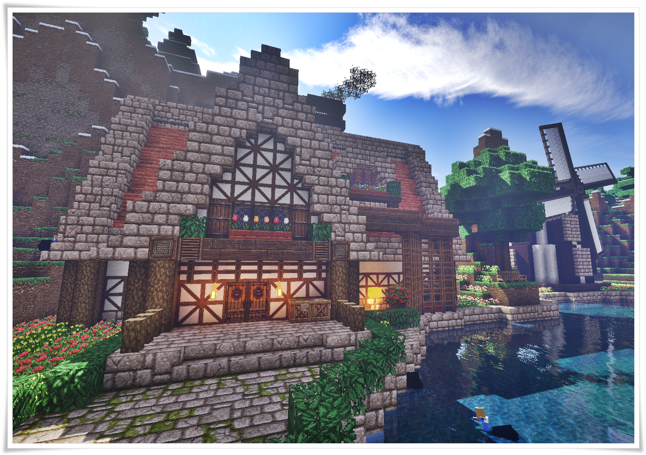 レンガ おしゃれ マイクラ 家 Hōmuaidea