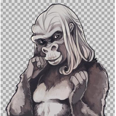 上かっこいい かわいい ゴリラ イラスト ディズニー帝国