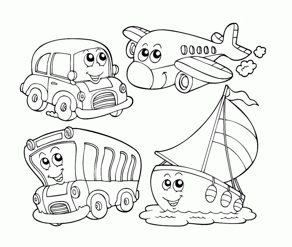 Download Vehicle Coloring Pages Pdf Coloring And Drawing