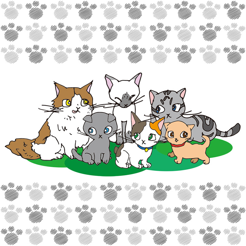 イラスト集 無料印刷可能猫 種類 イラスト
