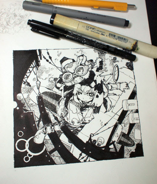 無料ダウンロード モノクロ イラスト コツ Free Illustration Material
