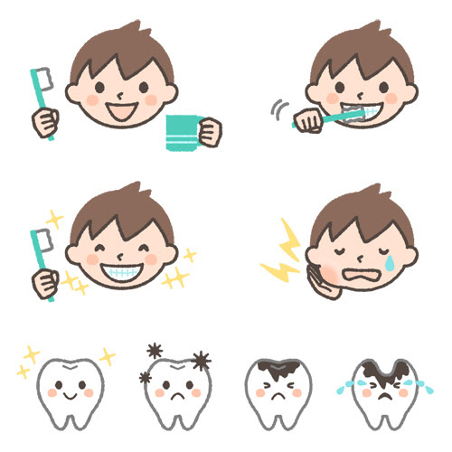 100 歯磨き イラスト かわいい かわいい無料イラスト素材