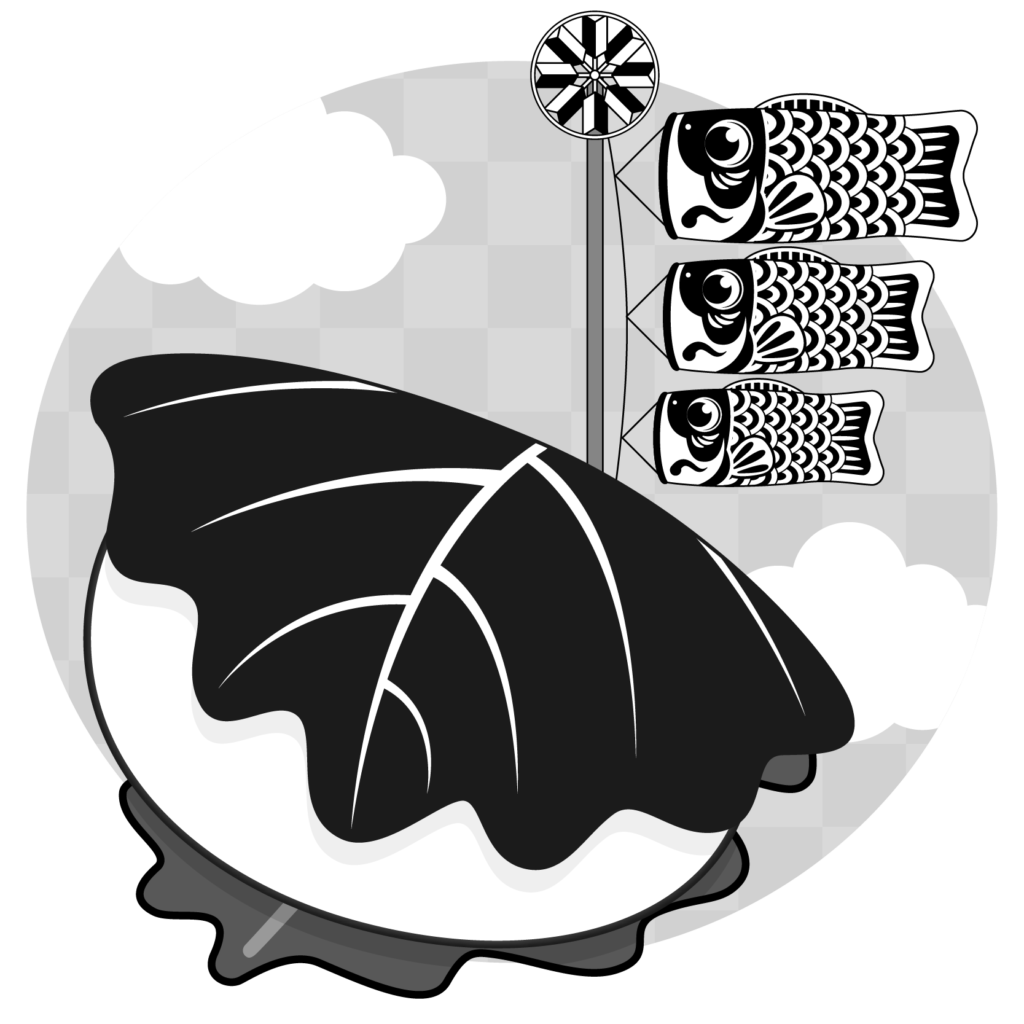 最新鯉のぼり イラスト 白黒 最高の動物画像