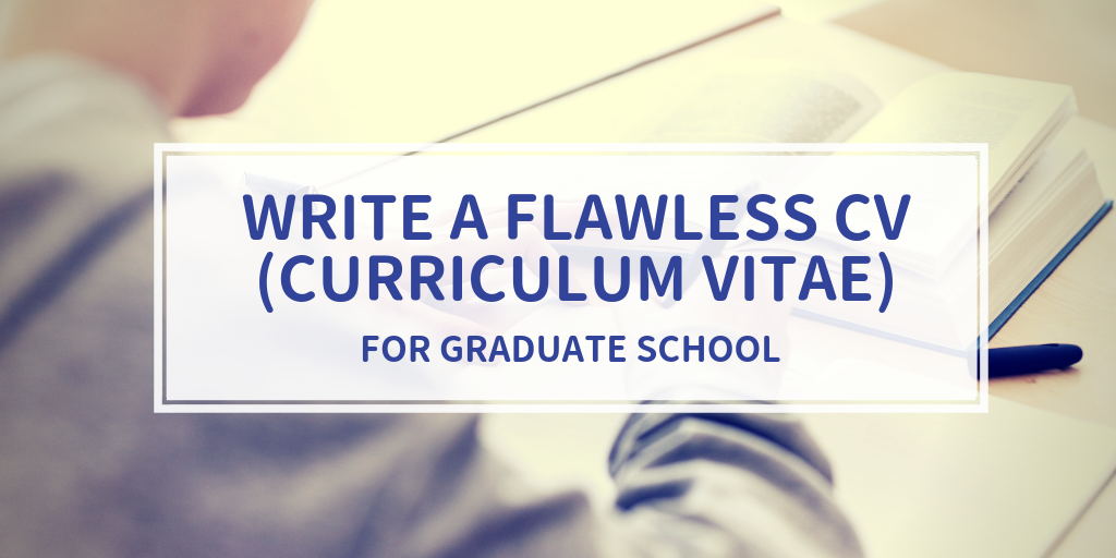 Enter your job title, the company name, and dates worked. How To Write A Flawless Cv For Grad School Wordvice