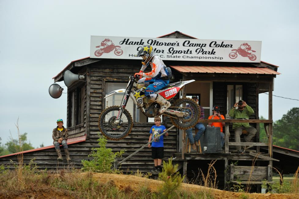 Thad Duvall's ride at the CST Tires Camp Coker Bullet GNCC proved he's hungry for the top spot of the box.