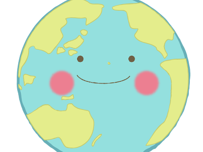 簡単 かわいい 手書き 地球 イラスト の最高のコレクション 無料イラスト集