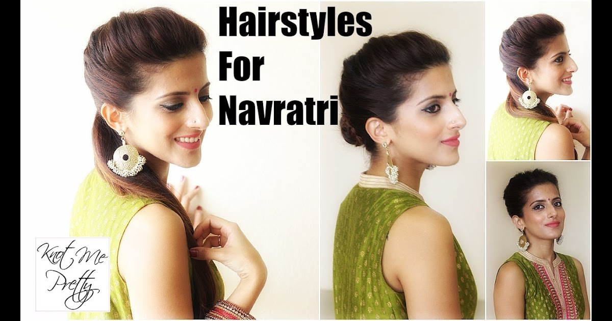 Simple Hairstyle For Navratri - Seremban b