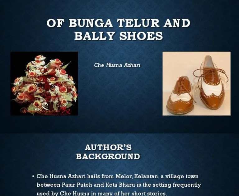 of bunga telur and bally shoes