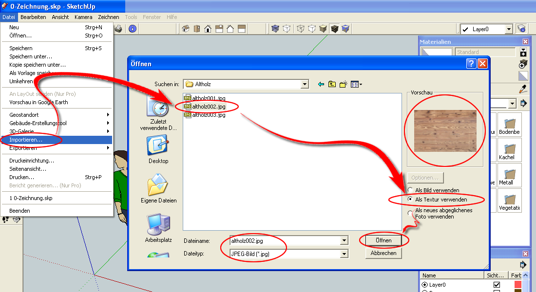 Like htm and html files, when the jpeg format was first introduced, the official file extension. Google Sketchup 3d Wie Erstellt Man Eine Skm Datei Macheler De