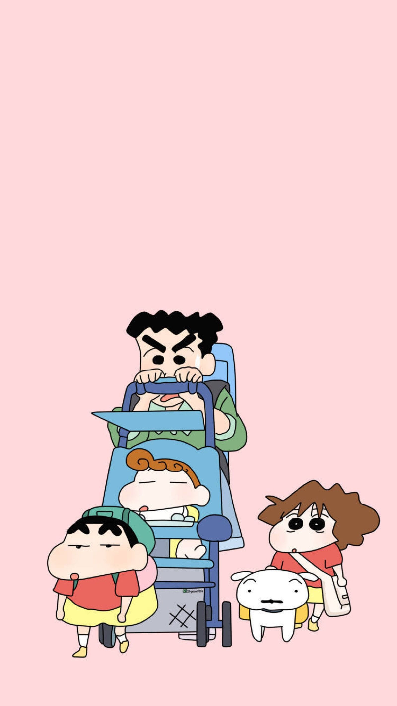 壁紙 クレヨンしんちゃん パジャマ姿