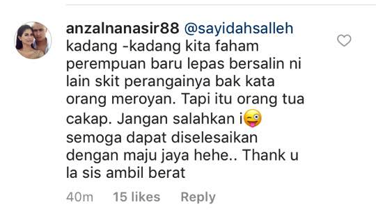 Perempuan Baru Lepas Bersalin Ni Lain Sikit Perangainya Netizen Kecam Kenyataan Anzalna