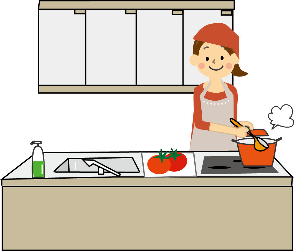 キッチン 背景 フリー イラスト Kitchin