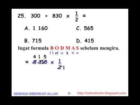 Contoh Soalan Iq Matematik - Terengganu t