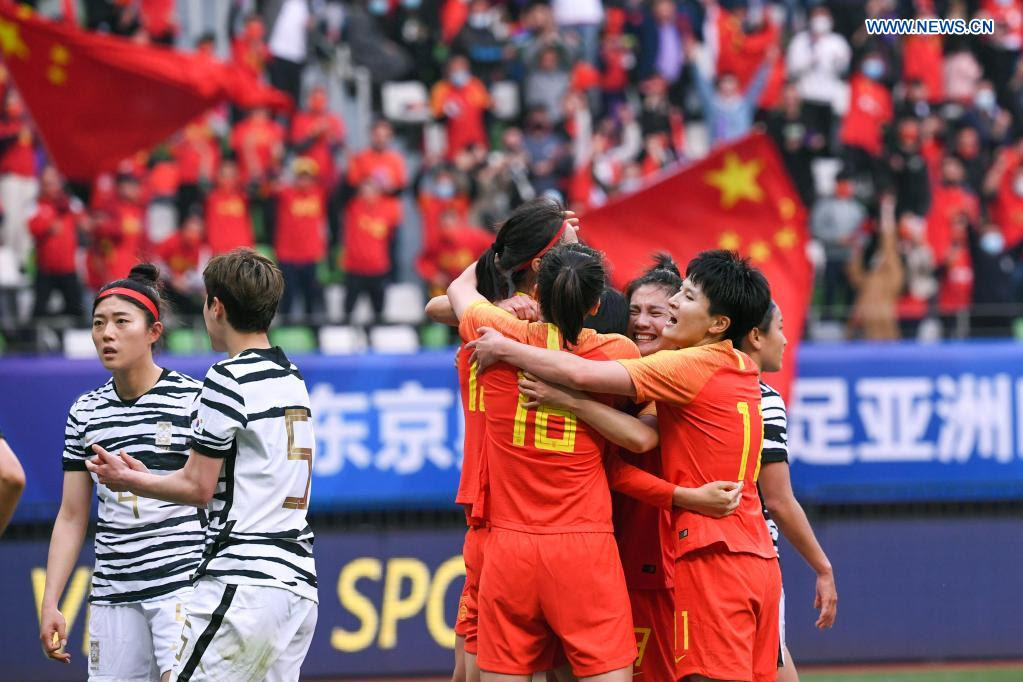 The great britain men's olympic football team is the men's football team that represents the united kingdom (great britain and northern ireland) citation needed at the summer olympic games (where it competes as great britain, currently branded team gb).the team is organised by the english football association (fa) as the men's footballing representative of the british olympic association. China S Women S Football Team Reach Tokyo Olympics With Extra Time Win Over South Korea Xinhua English News Cn