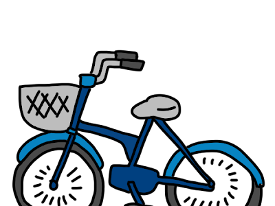 おしゃれ 自転車 イラスト 簡単 の最高のコレクション アニメ画像