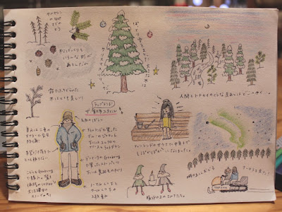 オーロラ イラスト 書き方 色鉛筆 126487