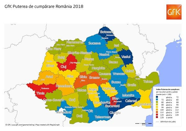 O analiză dată publicității astăzi de către keysfin local business, arată clasamentul celor mai puternice, dar și celor mai slabe județe în 2019 în funcție de cifra de afaceri a companiilor înregistrate. Romania BogatÄƒ Vs Romania SÄƒracÄƒ Care Sunt JudeÈ›ele Cu Cea Mai MicÄƒ Putere De CumpÄƒrare È™i Unde Sunt Polii De Dezvoltare Incont Stirileprotv Ro