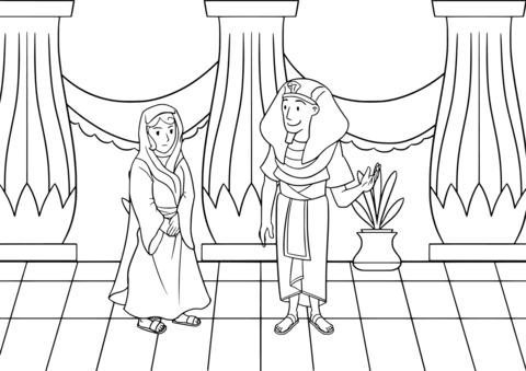 In genesis 22 god tested abraham. Sarai And Pharaoh Coloring Page Free Printable Coloring Pages