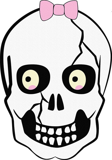 50 骸骨 かわいい イラスト 美しい花の画像