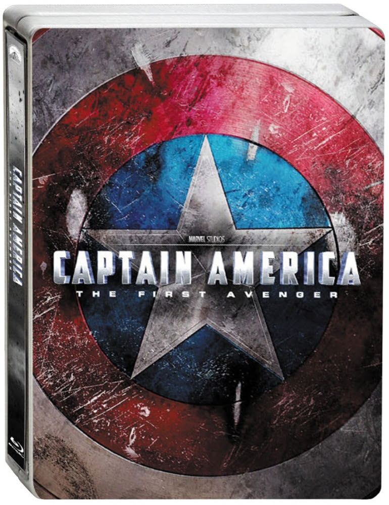 Steve przyjmuje wyzwanie i zmienia się w kapitana amerykę. Kapitan Ameryka Pierwsze Starcie 3d Steelbook Steelbook Blu Ray Disc Filmoskop