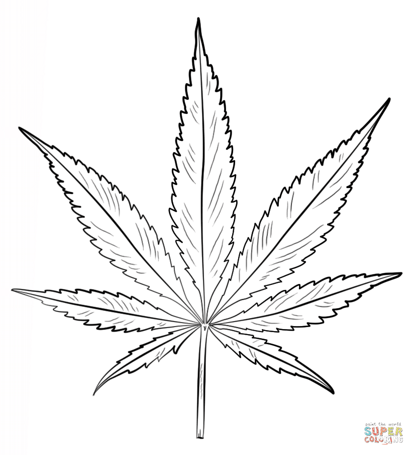 Free printable maple leaf stencils i decided to make templates of various sizes. Pot Leaf Coloring Page Free Printable Coloring Pages