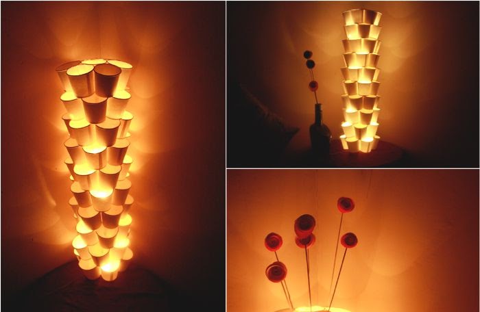 8 Ide Kreatif Cara Membuat Lampu dari Barang Bekas  Sor 