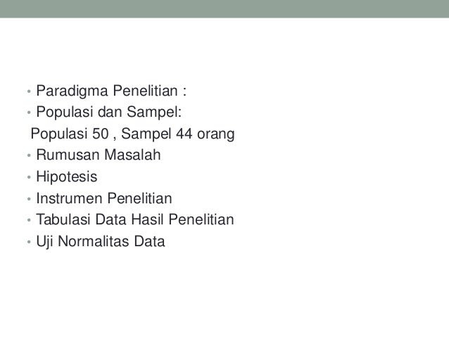Contoh Rumusan Judul Penelitian Kuantitatif - Mosik Express