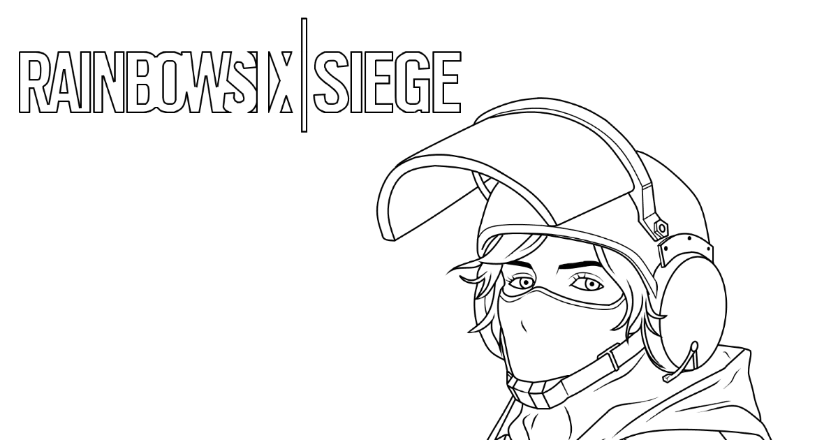 Rainbow Six Siege Coloring Pages Print And Color Com Simple Coloring Blog