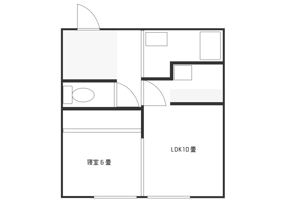 1ldk 赤ちゃん 寝室 Interior