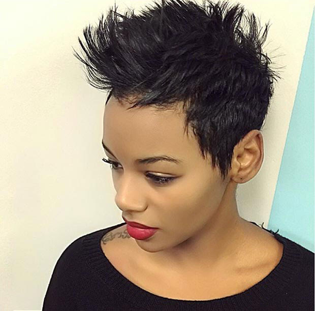 Like straight off a mac facechart haha. 24 Stunning Short Hairstyles For Black Women Styles Weekly