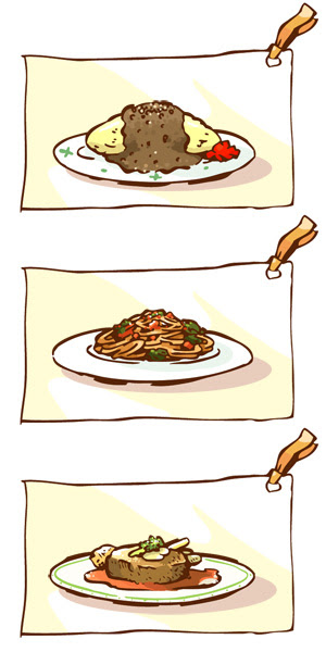 50 美味し そう 料理 イラスト 動物ゾーン